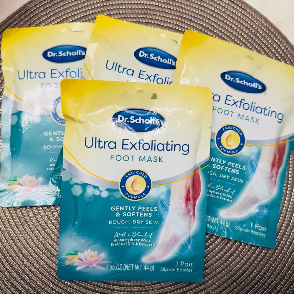 Dr. Scholl's Ultra Exfoliating Foot Mask Set of 4